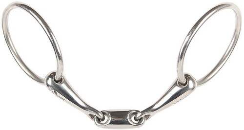 Harry's Horse Ring snaffle thin french mouth