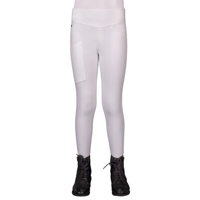 QHP Riding tights Kae Junior leg grip
