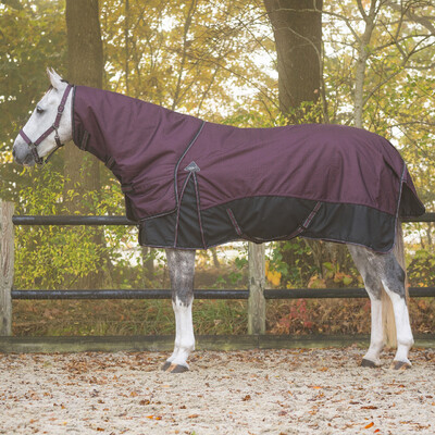 QHP Turnout Rug 1200D 150g with Detachable Neck