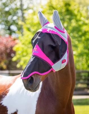 Shires FlyGuard Pro Air Motion Flymask with ears and noseflap