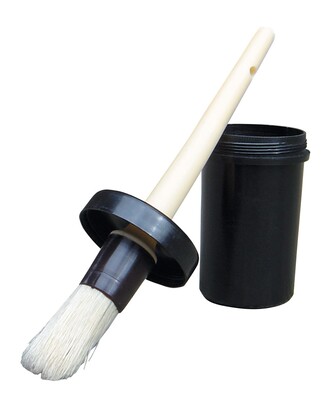 Harry's Horse Hoof oil tin brush