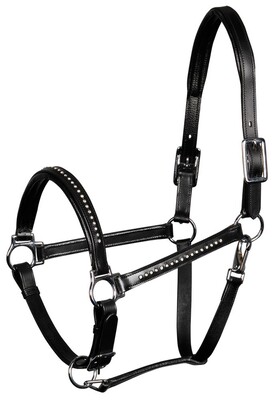 Harry's Horse Headcollar leather Finesse Crystal
