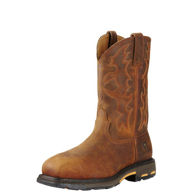 Ariat WorkHog Wide Square Toe Steel Toe Work Boot Men