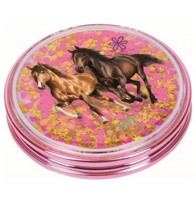 Horse friends Pocket mirror 