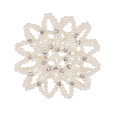 QHP Hair net Pearl with strass