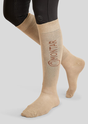 Montar Bamboo Ridingsocks with logo