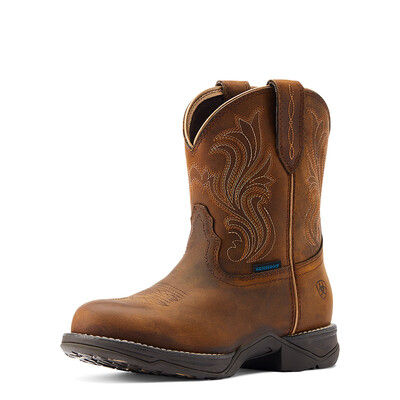 Ariat Anthem Round Toe Shortie Waterproof Westernboots Ladies