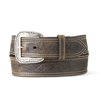 Ariat Tooled Double Stitched Belt
