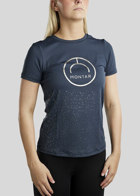 Montar Junior MoSillie Gun Metal Logo T-shirt 