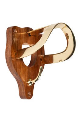 HKM Bridle hook made of wood and brass