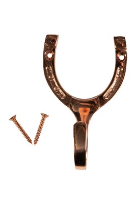 HKM Horseshoe stablehook made of brass