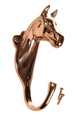 HKM Horse head hook made of brass