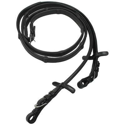 Horsegear Soft leather Reins with invisble stops
