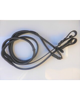 HB Showtime Soft leather reins with stops