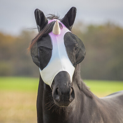 QHP Fly mask Unicorn