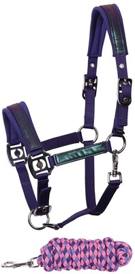 Harry's Horse Headcollar and lead Diva Violet