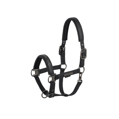 Eskadron Headcollar Faux Leather Double Pin | Platinum