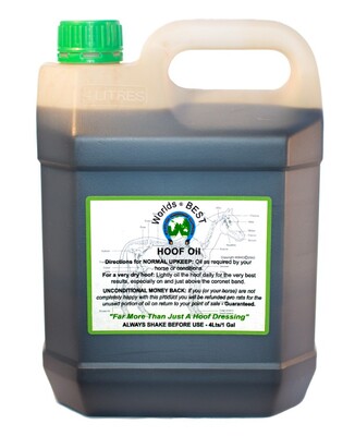 Worlds Best Hoof Oil 4L