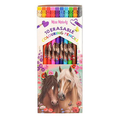 Miss Melody Erasable Colour Pencils – Set of 10