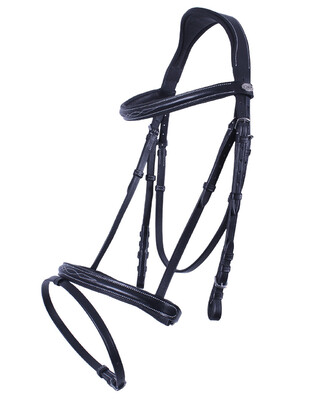 QHP Bridle Luxurious Stitched