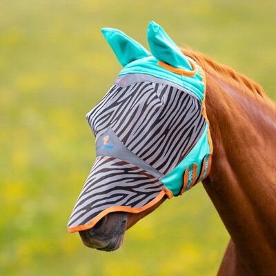 Shires FlyGuard Pro Zeb-Tek Fly  Mask