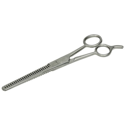 Mane thinning scissors