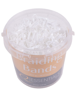 QHP Rubber Braiding Bands Wide