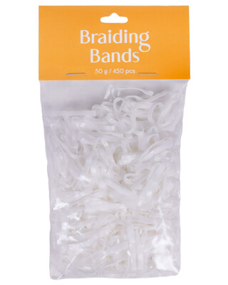 QHP Rubber braiding bands wide 50gr