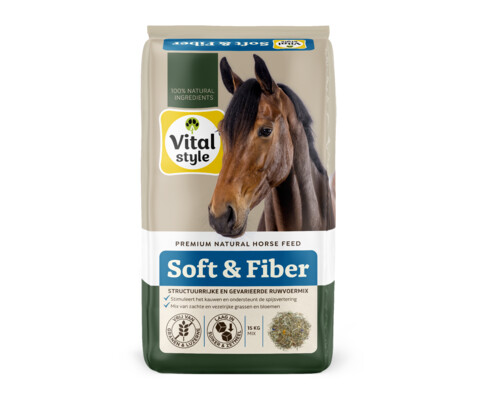 VitalStyle Ruwvoermix Sof & Fiber 15kg