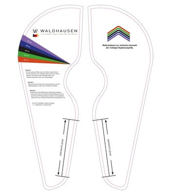 Waldhausen Measuring Template for saddles