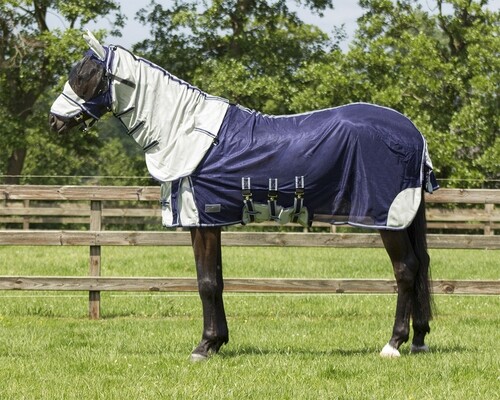 QHP Anti-Fly Rug with neck and Hood