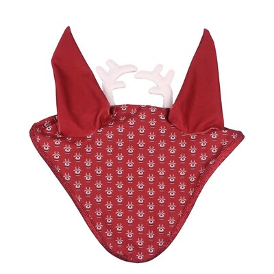 QHP Ear net Christmas print