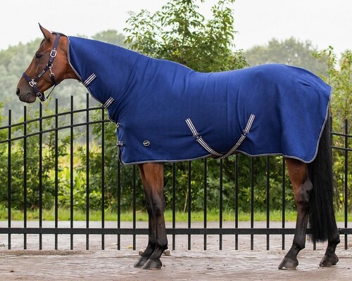 QHP Fleece rug New basic with neck