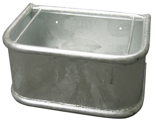 Kerbl Rectangler Trough galvanized