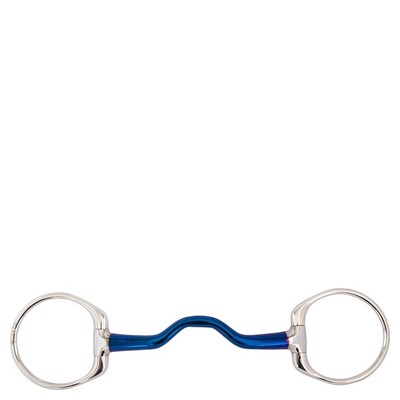 BR Mullen Mouth Eggbutt Snaffle Sweet Iron 14 mm