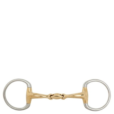 BR Double Jointed Eggbutt Snaffle Soft Contact 14 mm