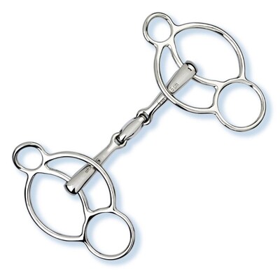 Stübben Steeltec Easy Control 3-rings Snaffle