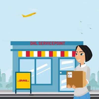 DHL Returnlabel Belgium to The Netherlands