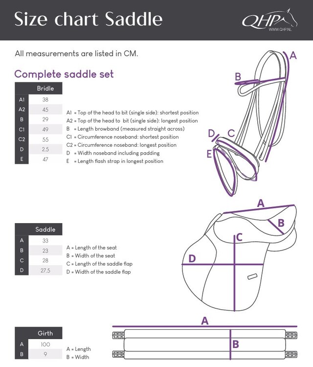 QHP Compleet Zadelset