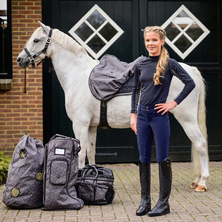 QHP Rijbroek Lymee softshell Junior FullGrip