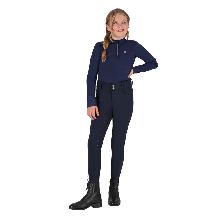QHP Rijbroek Lymee softshell Junior FullGrip