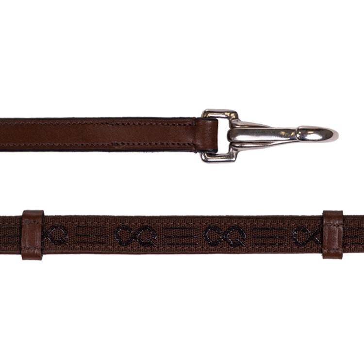 PresTeq Teugel FayRein voor bitloos met clip + stops(12.5cm)