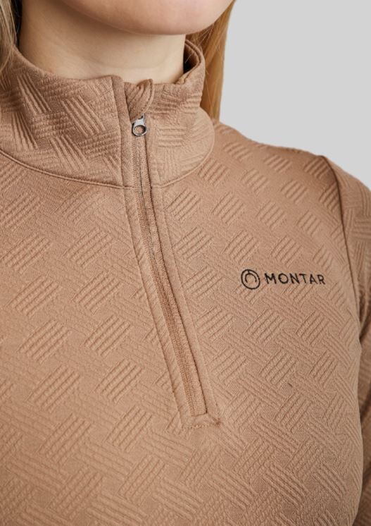 Montar MoCilia Jacquard Refined Trainingsshirt