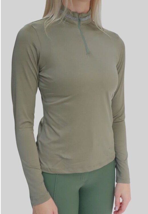 Montar MoAvina Trainingstop Longsleeve Crystal Deco
