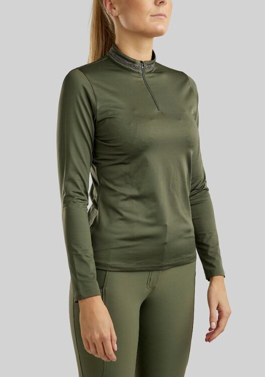 Montar MoAvina Trainingstop Longsleeve Crystal Deco