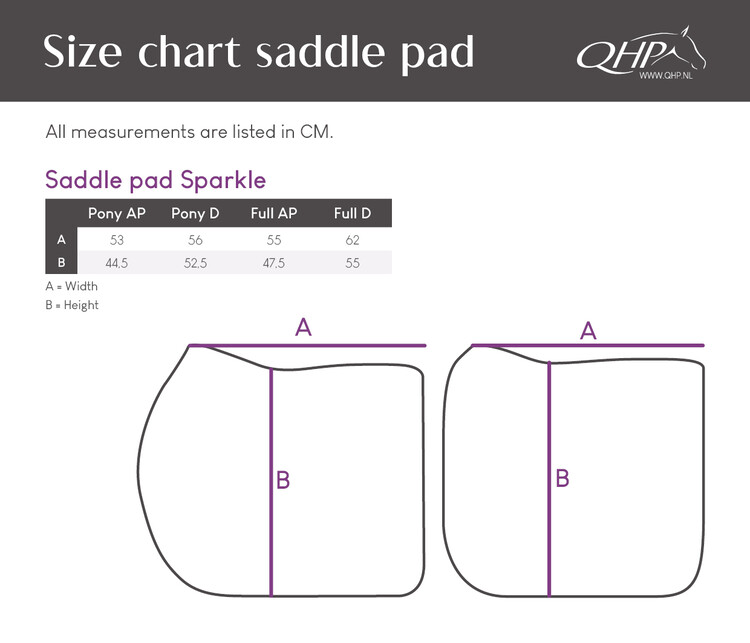 QHP Zadeldek Sparkle