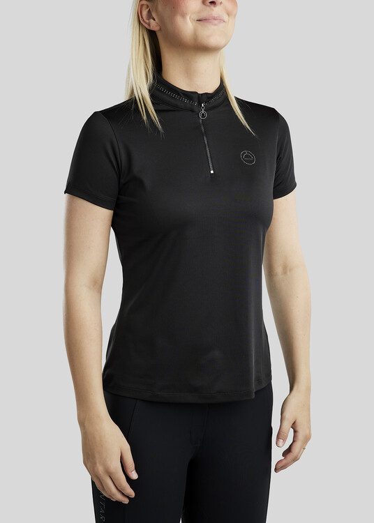 Montar MoBlair Junior Trainingsshirt Gun Metal Crystals