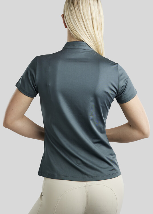 Montar MoBlair Junior Trainingsshirt Gun Metal Crystals