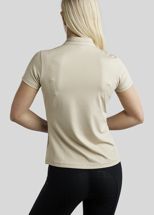 Montar MoBlair Trainingsshirt with dark grey crystals