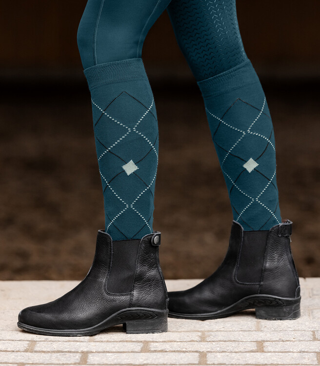 ELT Paardrijsokken Argyle